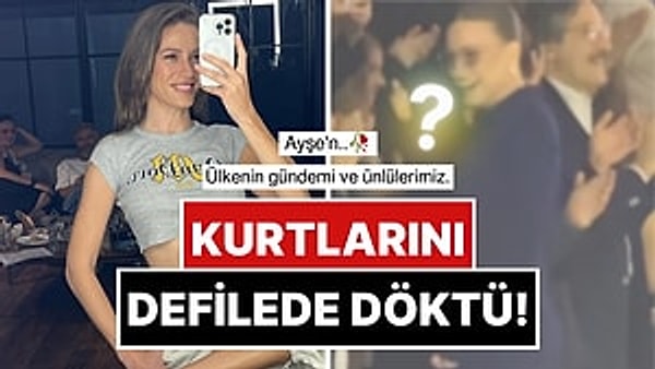 Geçtiğimiz gece, birçok ünlünün boy gösterdiği Hakaan Yıldırım defilesine katılan Serenay Sarıkaya, etkinliklere hızlı bir dönüş yaptı.