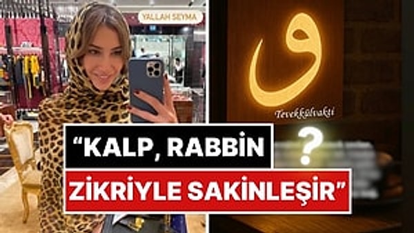 Dini paylaşımlarıyla sık sık dikkat çeken Şeyma Subaşı, bu sefer de gece gece derin düşüncelere dald