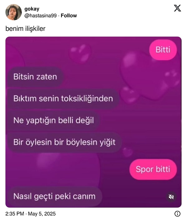 Keskin bir geçiş!