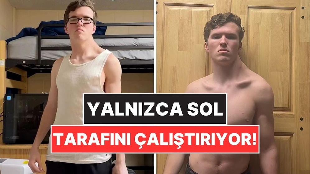 182 Gündür Sadece Vücudunun Sol Tarafını Çalıştıran İçerik Üreticisi