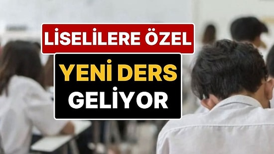 MEB’den Yeni Ders Kararı: 12. Sınıf Öğrencilerine ‘Özel’ Ders Geldi, Not Verilmeyecek!