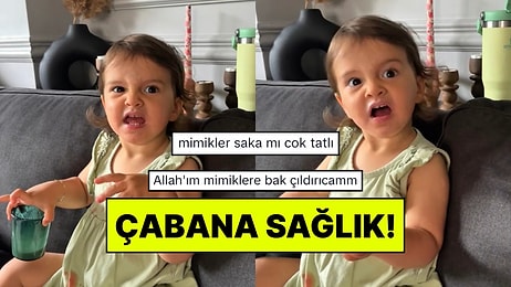 Annesi Çilekten Yemesin Diye Tadının Kötü Olduğuna İkna Etmeye Çalışan Tatlı Kız Güldürdü