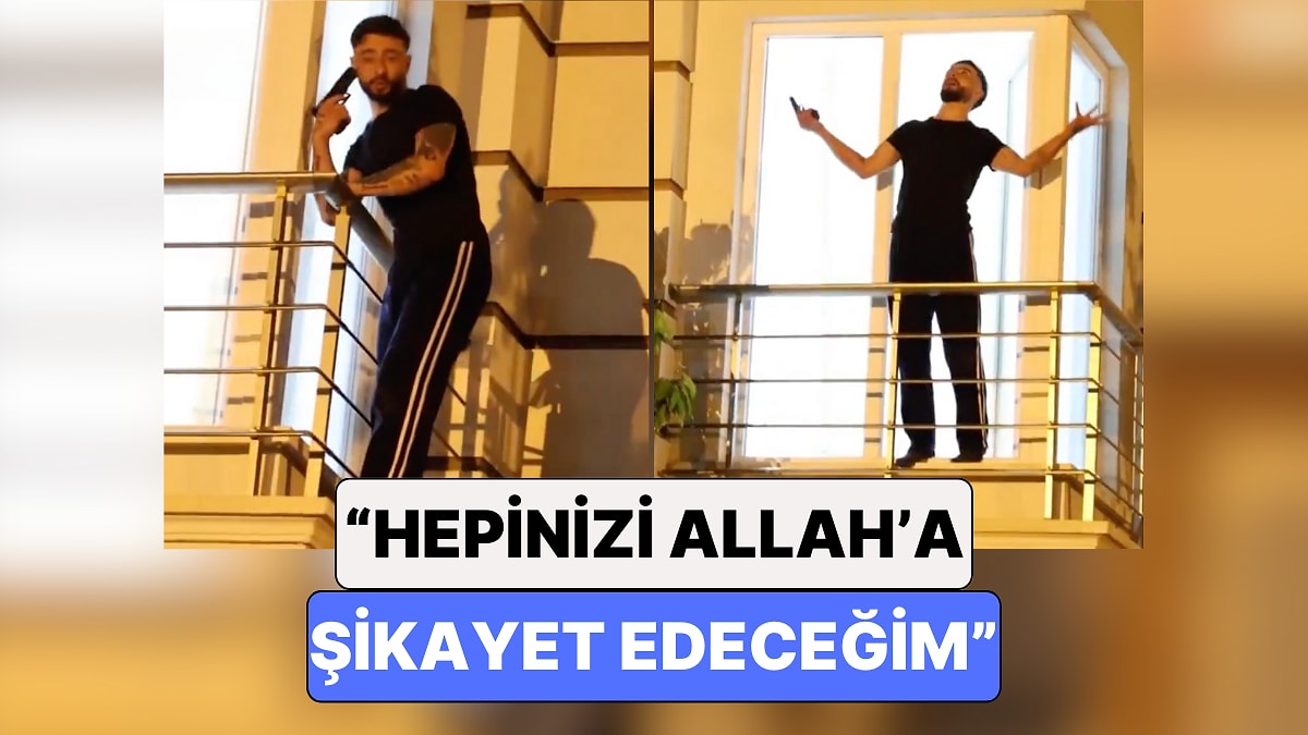 Bunalıma Giren Bir Genç Oyuncak Silahla Ortalığı Birbirine Kattı: &quot;Hepinizi Allah&apos;a Şikayet Edeceğim&quot;