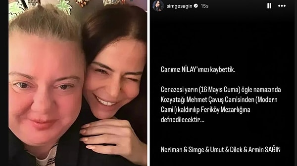 Cenaze töreni bugün, 16 Mayıs Cuma günü öğle namazına müteakip Kozyatağı Mehmet Çavuş Camii’nde kılınacak cenaze namazıyla başlayacak.
