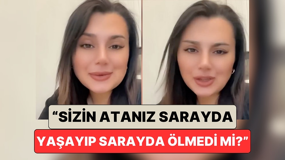 Esra Coşkun İsimli Bir Şahıs Cumhurbaşkanının Sarayda Yaşadığını Söyleyenlere Atatürk Üzerinden Yanıt Verdi