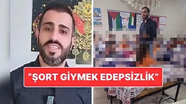 Öğretmenden Tepki Çeken Video: "Şort Giymek Edepsizlik"