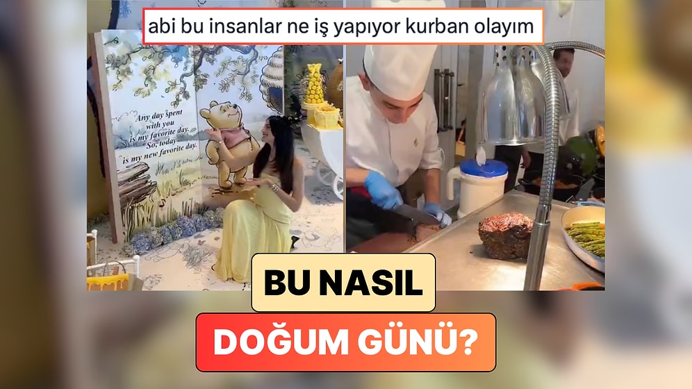 1 Yaşına Giren Bebek İçin Yapılan Doğum Günü Organizasyonu Çenemizi Yordu