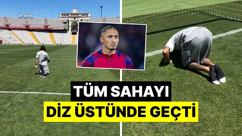 Barcelona ile La Liga'yı Kazanan Raphinha Verdiği Sözü Tuttu