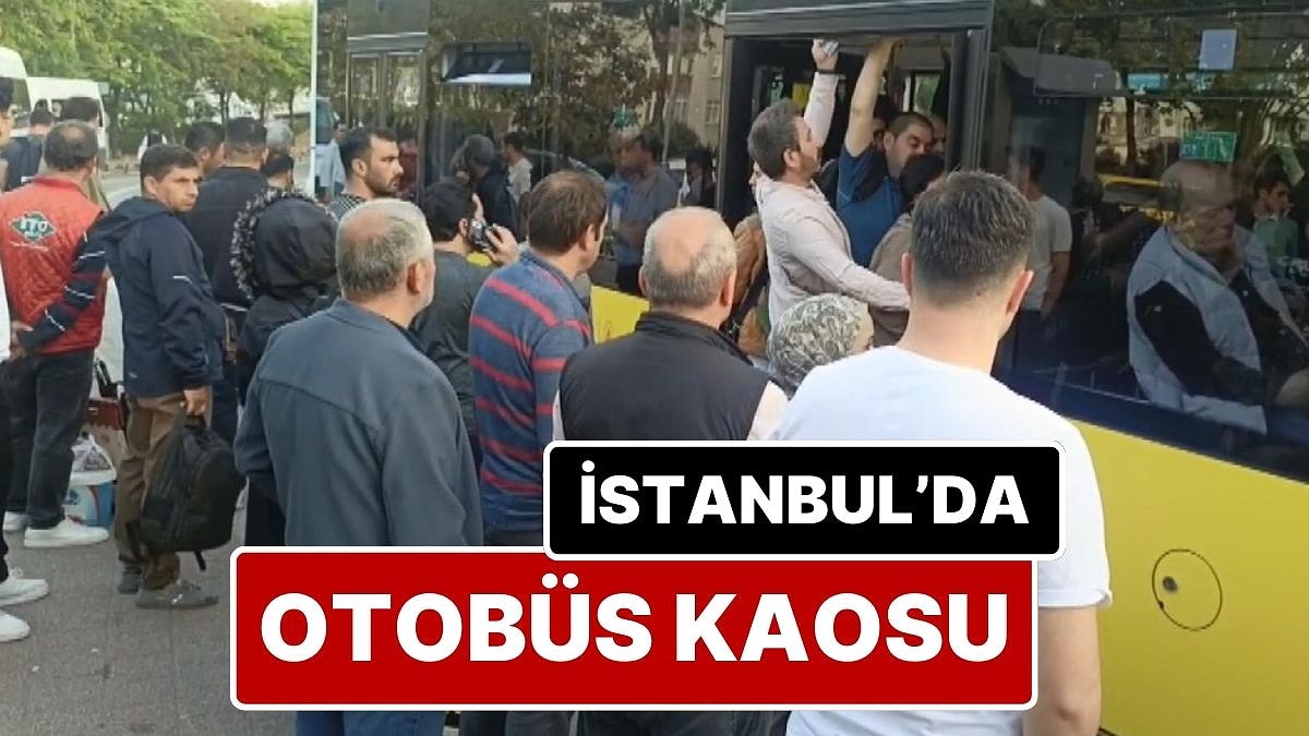 İstanbul&apos;da Özel Halk Otobüsü Kaosu: Otobüsler Kontak Kapattı, Duraklarda Yoğunluk Oluştu