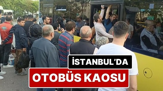 İstanbul'da Özel Halk Otobüsü Kaosu: Otobüsler Kontak Kapattı, Duraklarda Yoğunluk Oluştu