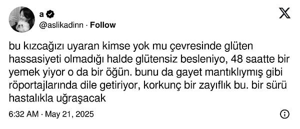 Bu paylaşımın ardından Ünsal'ın sevenleri oyuncuyu savununca X'te tartışma ortamı oluştu.