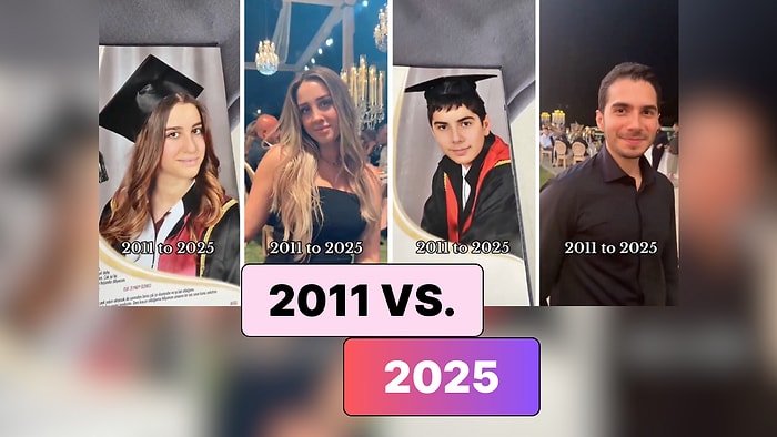 14 Sene Sonra Bir Araya Gelen Arkadaşlar 2025 Yılındaki Görüntüleri ile Yıllık Fotoğraflarını Karşılaştırdı