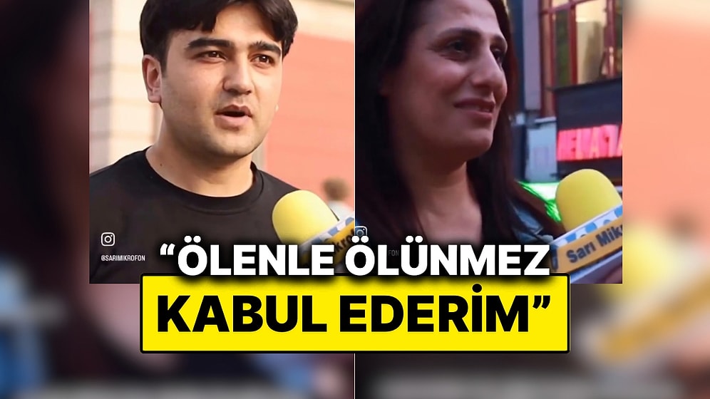 Sarı Mikrofon Vatandaşlara Sordu: “Eşinizin Katili 100 Milyon TL Verse Davayı Geri Çeker miydiniz?”