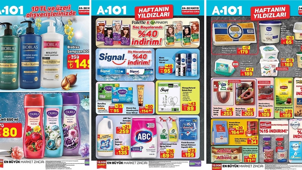 24 Mayıs - 31 Mayıs 2025 A101 Haftanın Yıldızları Kataloğu