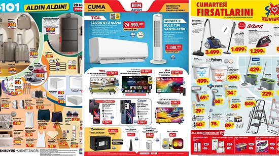 İndirim Günleri Başlıyor! 24 Mayıs - 31 Mayıs Haftasında A101, BİM ve ŞOK Aktüel Ürünler Listesinde Ne Var?