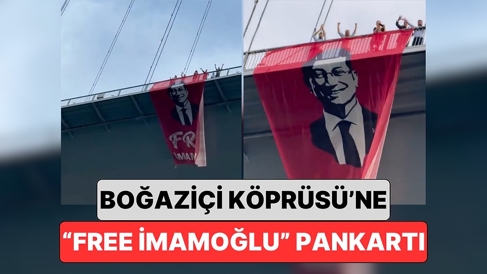 Toplantıdaki Dövizler Gündem Olmuştu: CHP Milletvekilleri Boğaziçi Köprüsü’ne “Free İmamoğlu” Pankartı Astı