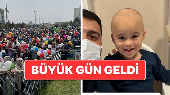 Balonlar Hazır: Kanseri Yenen Minik Ali Asaf İçin Binlerce Kişi Toplandı