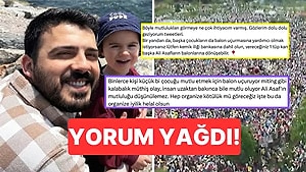 "Fazla Çevremiz Yok" Demişti: Ali Asaf'la Balon Uçurmak İçin Toplanan Onlarca Kişi İçimizi Isıttı