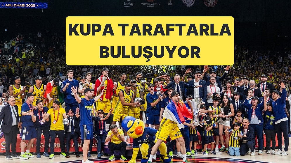 Fenerbahçe Beko, EuroLeague Şampiyonluğunu Yarın Taraftarıyla Kutlayacak