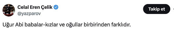 Bir başka gazeteci Celal Eren Çelik isea Nevşin Mengü'nün babasından farklı olduğunu anlatmak için bir paylaşım yaptı...
