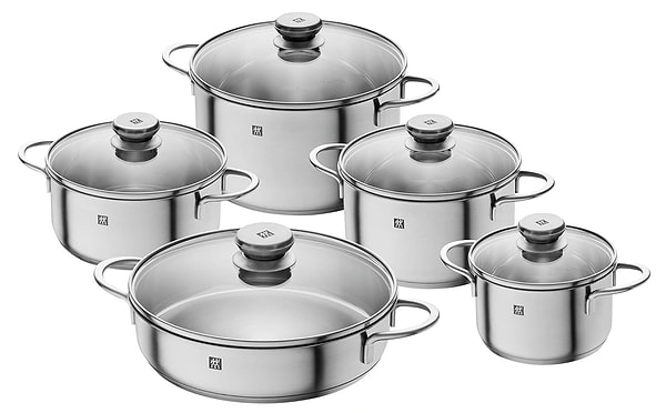 3. Amazon’da indirimde olan Zwilling 5 parça tencere seti, mutfakta şıklık ve kalite arayanlar için biçilmiş kaftan!