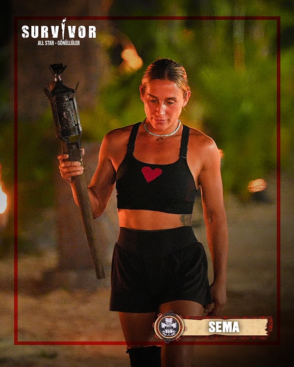 Survivor'da dün akşam elenen isim Sema oldu. Görseli
