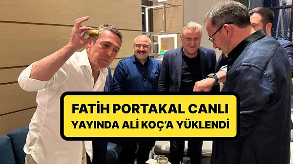 Koç Grubu Sözcü'ye Reklam Vermeyeceklerini Açıklamıştı: Fatih Portakal’dan Ali Koç'a Sert Sözler