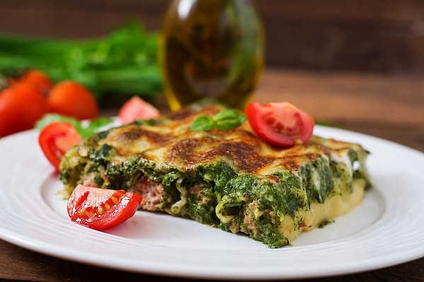 3. Ispanaklı Fit Kiş