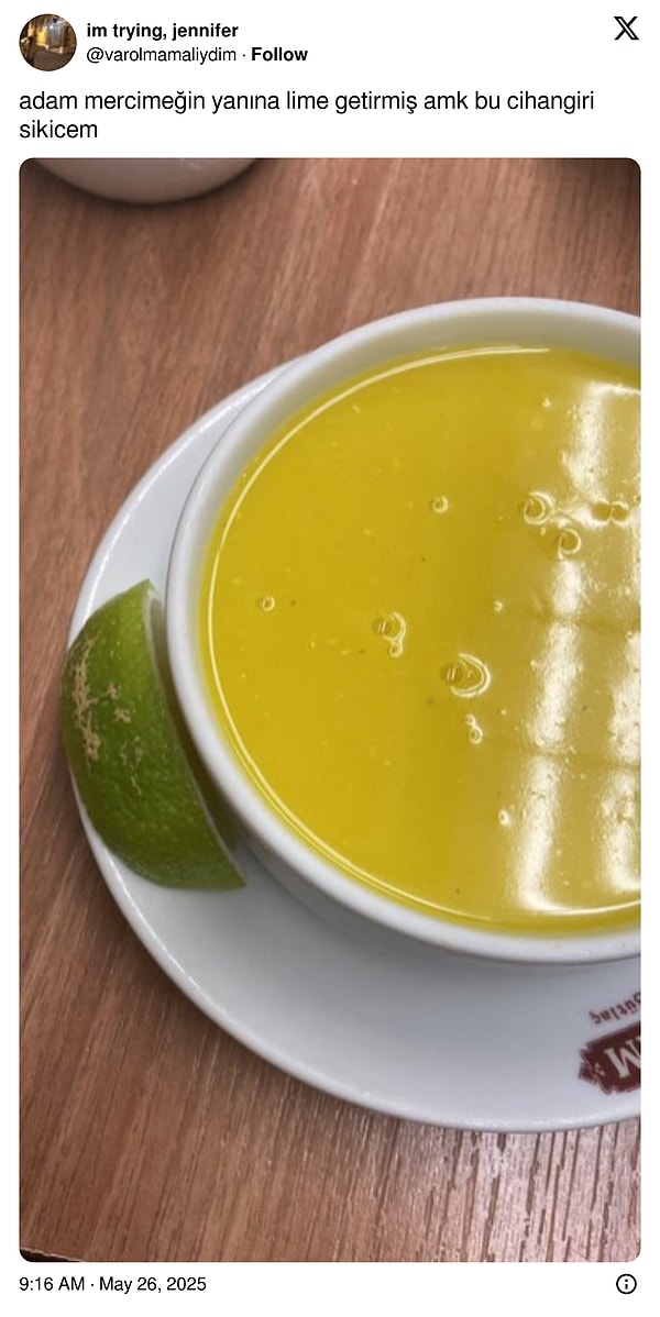 Marjinal mercimek...