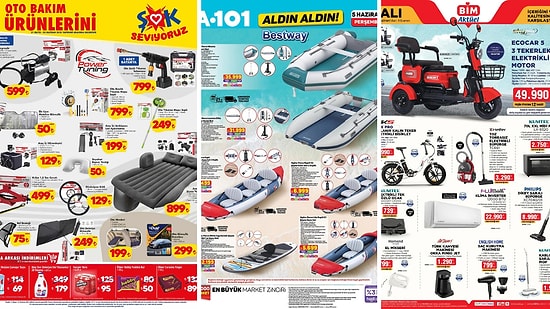 İndirim Günleri Başlıyor! 31 Mayıs - 7 Haziran Haftasında A101, BİM ve ŞOK Aktüel Ürünler Listesinde Ne Var?