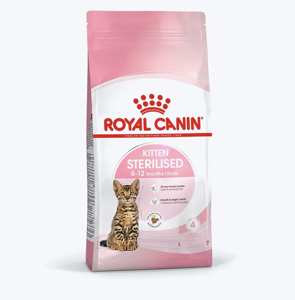 5. Royal Canin Kısırlaştırılmış Yavru Kedi Maması