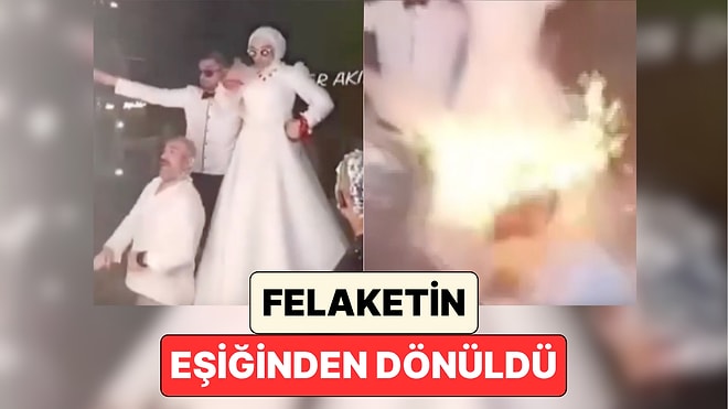 Ucuz Atlattı: Düğünlerin Yeni Modası Köpükler Yüzünden Bir Adamın Saçları Alev Aldı