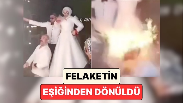 Ucuz Atlattı: Düğünlerin Yeni Modası Köpükler Yüzünden Bir Adamın Saçları Alev Aldı