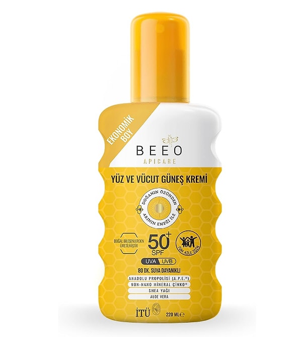 Bee'o ApiCare Propolisli Yüz ve Vücut Güneş Kremi