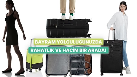 Bu Bayram Eşyalarını Taşımakta Zorlandıysan Her Şeyini Yanına Almanı Sağlayacak Büyük Boy Valiz Önerileri