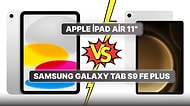 Apple iPad Air 11'' ve Samsung Galaxy Tab S9 FE Plus Tabletlerini Karşılaştırıyoruz!
