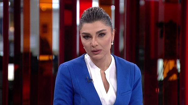 Halk TV'de yayınlanan Haber Masası programında sunucu Buket Güler canlı yayında zor anlar yaşadı. Görseli