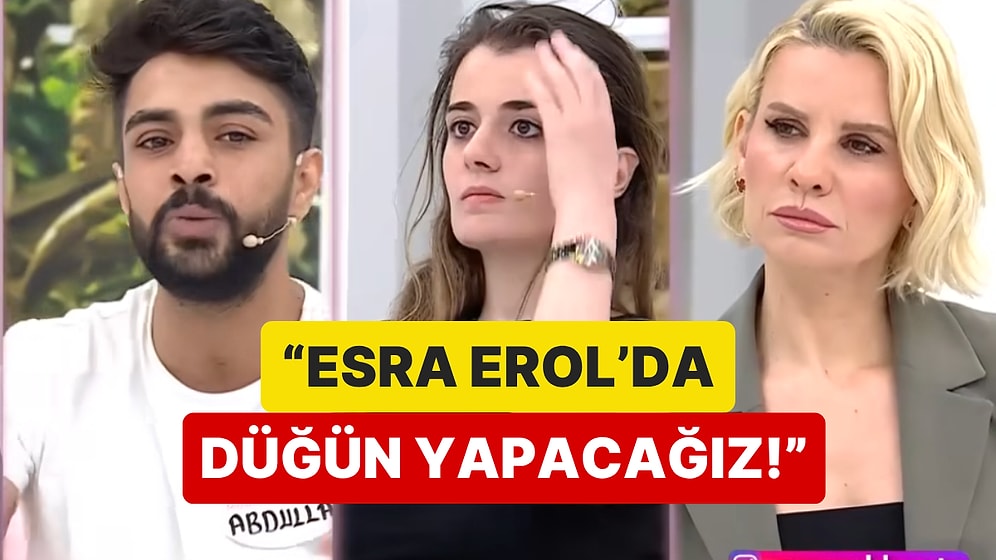 Haftalardır İzleyicinin Sabrıyla Oynayan Abdullah ve Kübra Esra Erol'da Düğün Yapacaklarını Açıkladı!