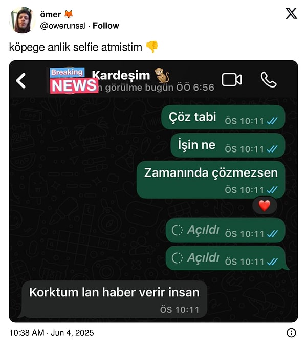 Bazen ofansif şakalar da gelebiliyor...