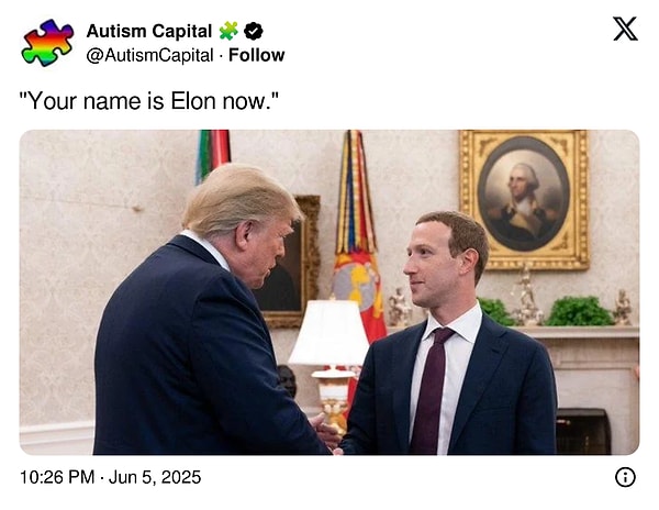 "Senin ismin artık Elon"