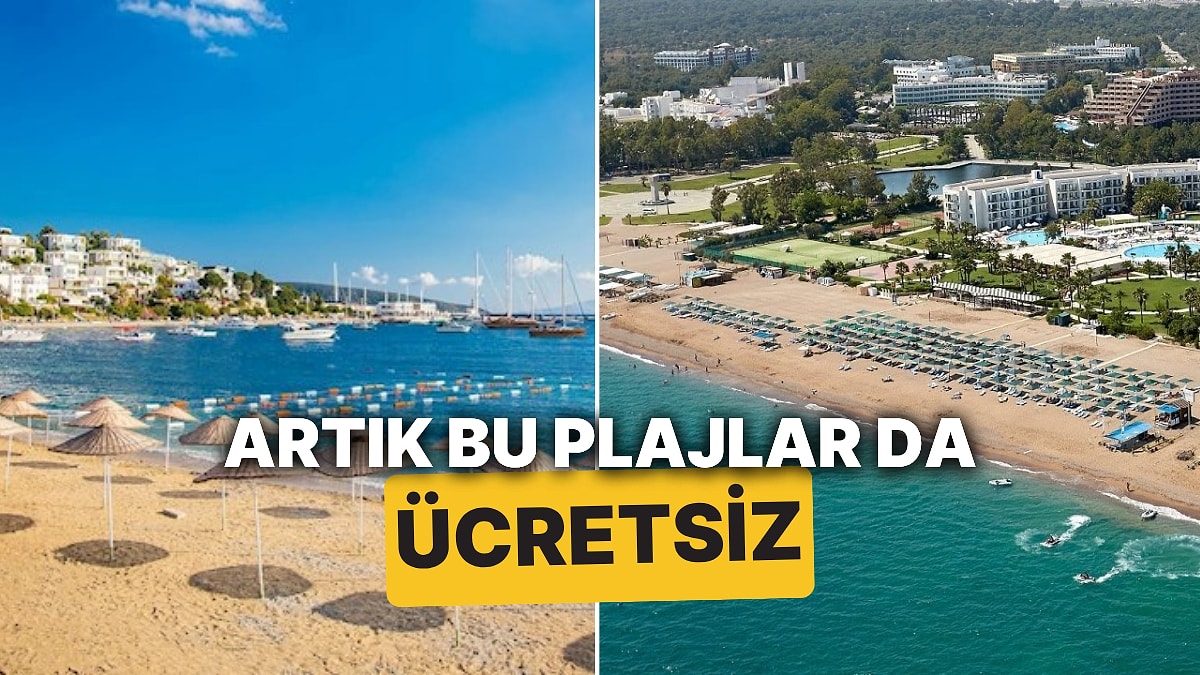 Tatilciler Müjde! Ücretsiz Plajlara İki Yeni Yer Daha Eklendi
