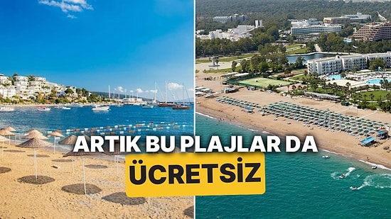 Tatilciler Müjde! Ücretsiz Plajlara İki Yeni Yer Daha Eklendi