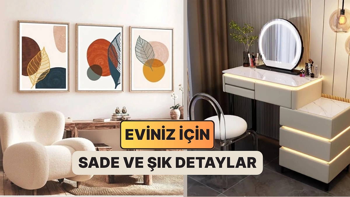 Minimalist Tarz ve Küçük Dokunuşlarla Evinizin Süper Şık Olduğunu Düşündüren 11 Ürün