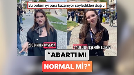 Uçuk mu Normal mi? Özel Bir Üniversitede Kabin Hizmetleri Okuyan Gençlere Maaş Beklentileri Soruldu