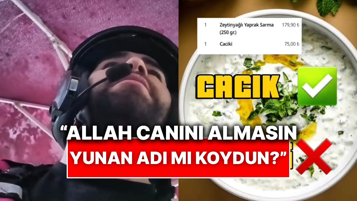 Siparişleri Teslim Almaya Giden Kurye “Caciki” Başlığına Sitem Etti, Dükkan Sahibi Yunanları Duyunca Şoke Oldu