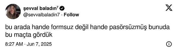 Yeni sezonda Fenerbahçe formasıyla parkeye çıkacak Baladın'a dair sosyal medyada öne çıkan yorumlar şöyle Görseli