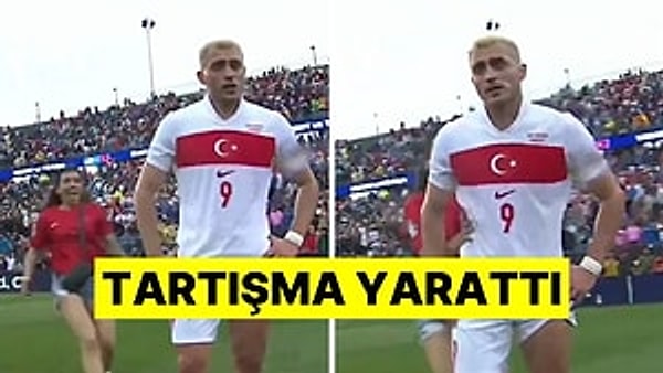 Vincenzo Montella yönetimindeki A Milli Futbol Takımımız, özel maçta deplasmanda ABD'yi 2-1'lik skorla mağlup ederken doksan dakikanın bitiş düdüğü ile yaşanan bir olay adeta mücadelenin önüne geçti.