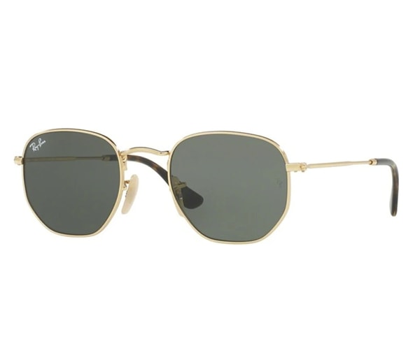Ray-Ban Rb 3548N 001 48-21 Unisex Güneş Gözlüğü Hexagonal