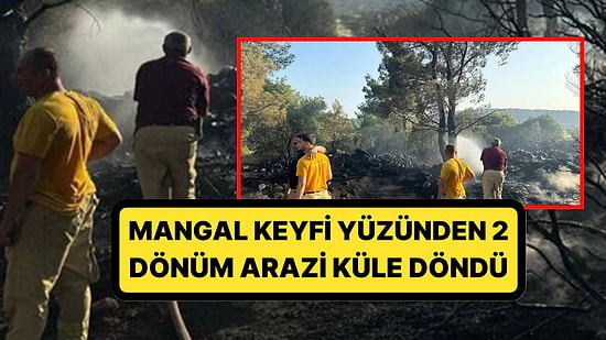 İzmir'de Mangal Ateşi Orman Yaktı: 1 Kişi Cezaevine Gönderildi