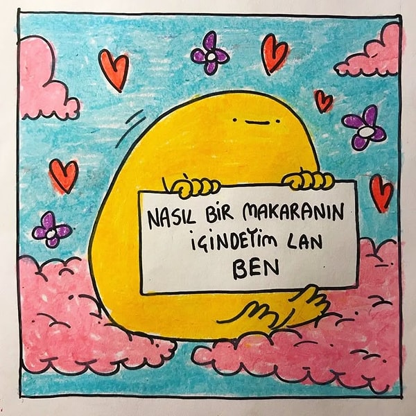 "Nasıl Bir Makaranın İçindeyim Lan Ben." Sticker.